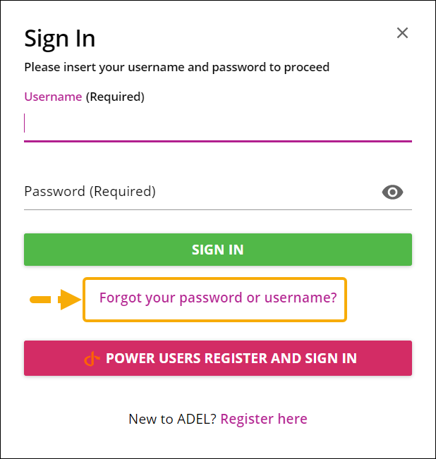 How do I reset my Account Password? 